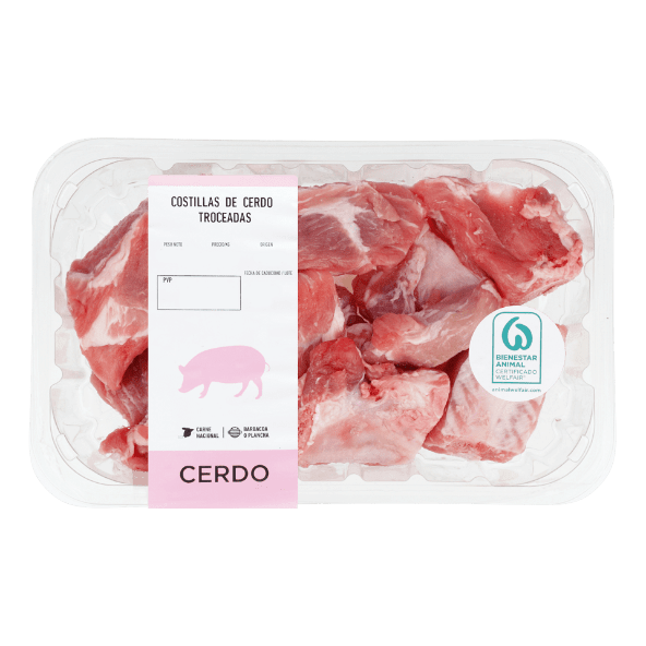 Costillas de cerdo troceadas