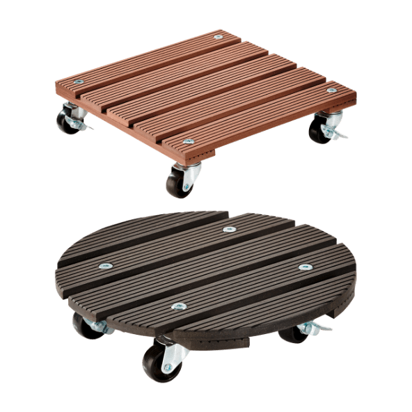 GARDENLINE® - Soporte con ruedas para plantas