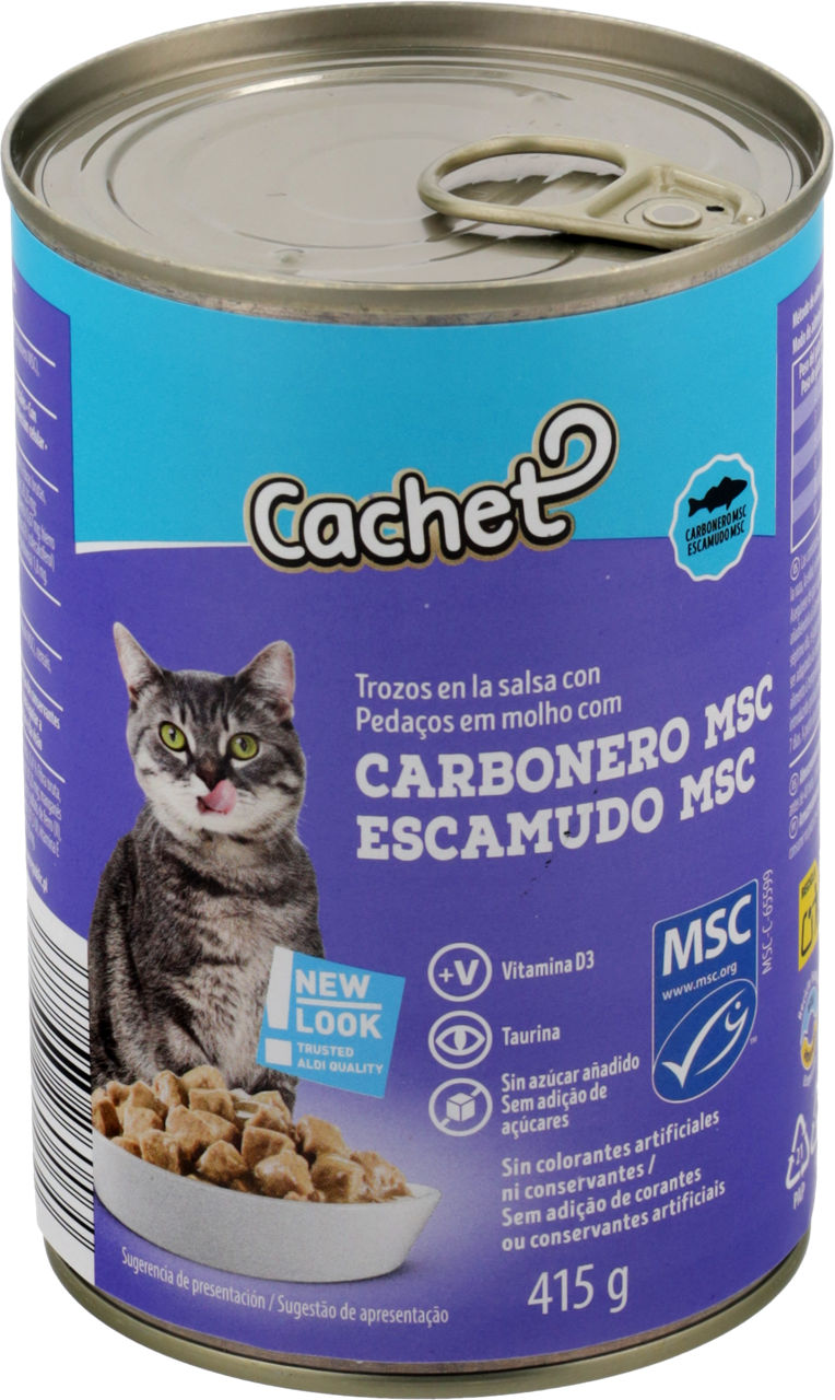 CACHET® - Trozos en salsa para gatos con pescado