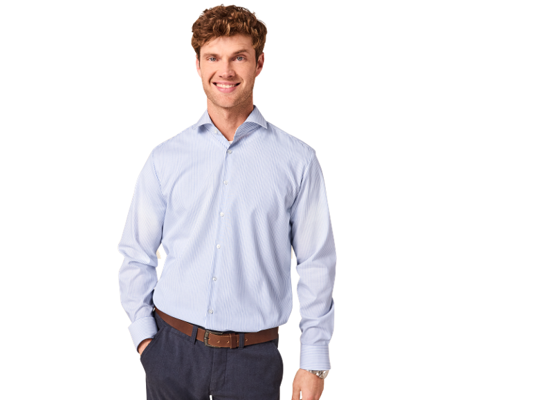 ESMARA MEN - Camisa premium para hombre, Slim Fit.