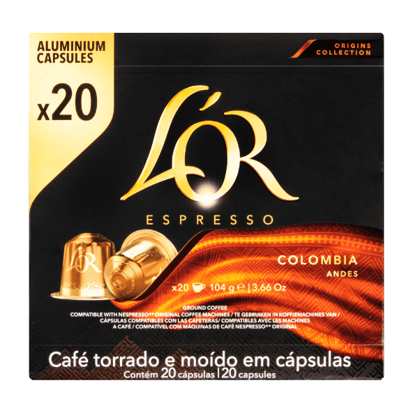 L'OR® - Cápsulas de café Colombia