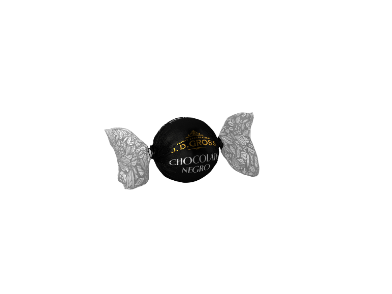 Bombones de chocolate negro