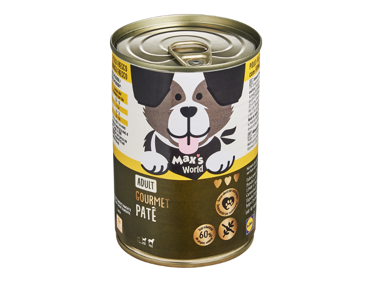 Paté de pollo para perro