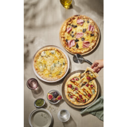 DELUXE - Pizza Bianca con trufa y jamón