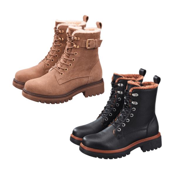 UP2FASHION® - Botas de piel forradas