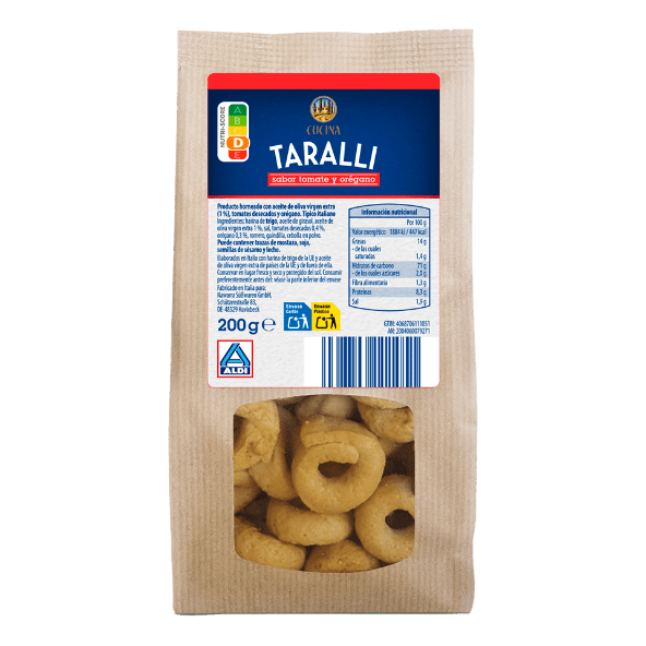 CUCINA® - Taralli sabor tomate y orégano