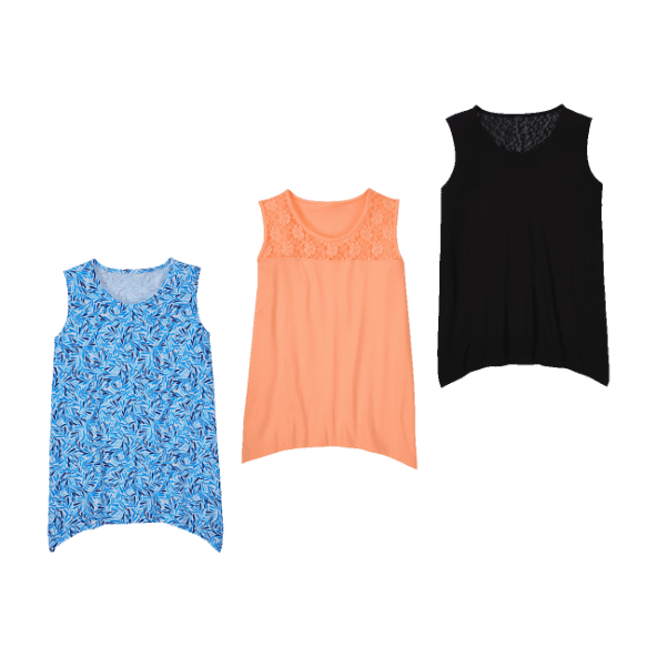 UP2FASHION® - Camiseta sin mangas