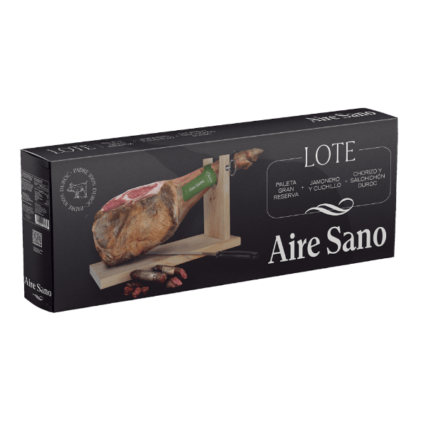 AIRE SANO® - Lote de paleta, chorizo y salchichón duroc