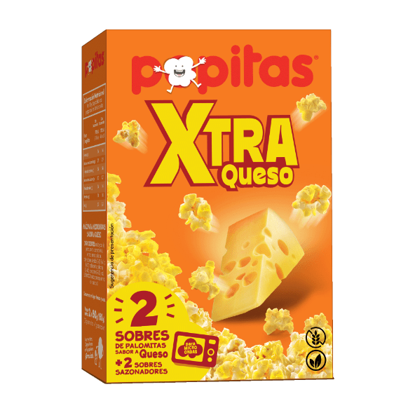 POPITAS® - Palomitas para microondas Xtra queso