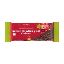 Favorina - Turrón crujiente con aceite y sal