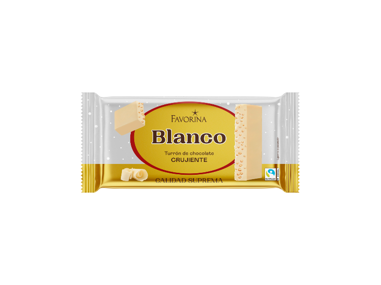 Turrón de chocolate crujiente
