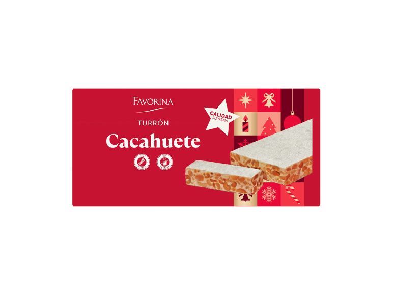 FAVORINA - Turrón de cacahuete