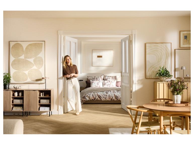 Ropa de cama reversible de satén, 150 x 220 cm