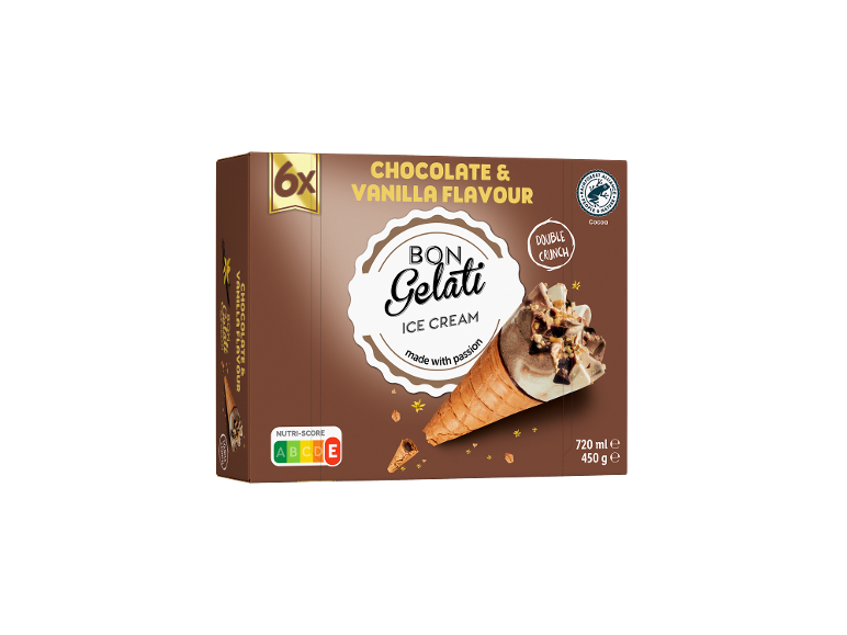 Bon Gelati Gelatelli Cono de vainilla