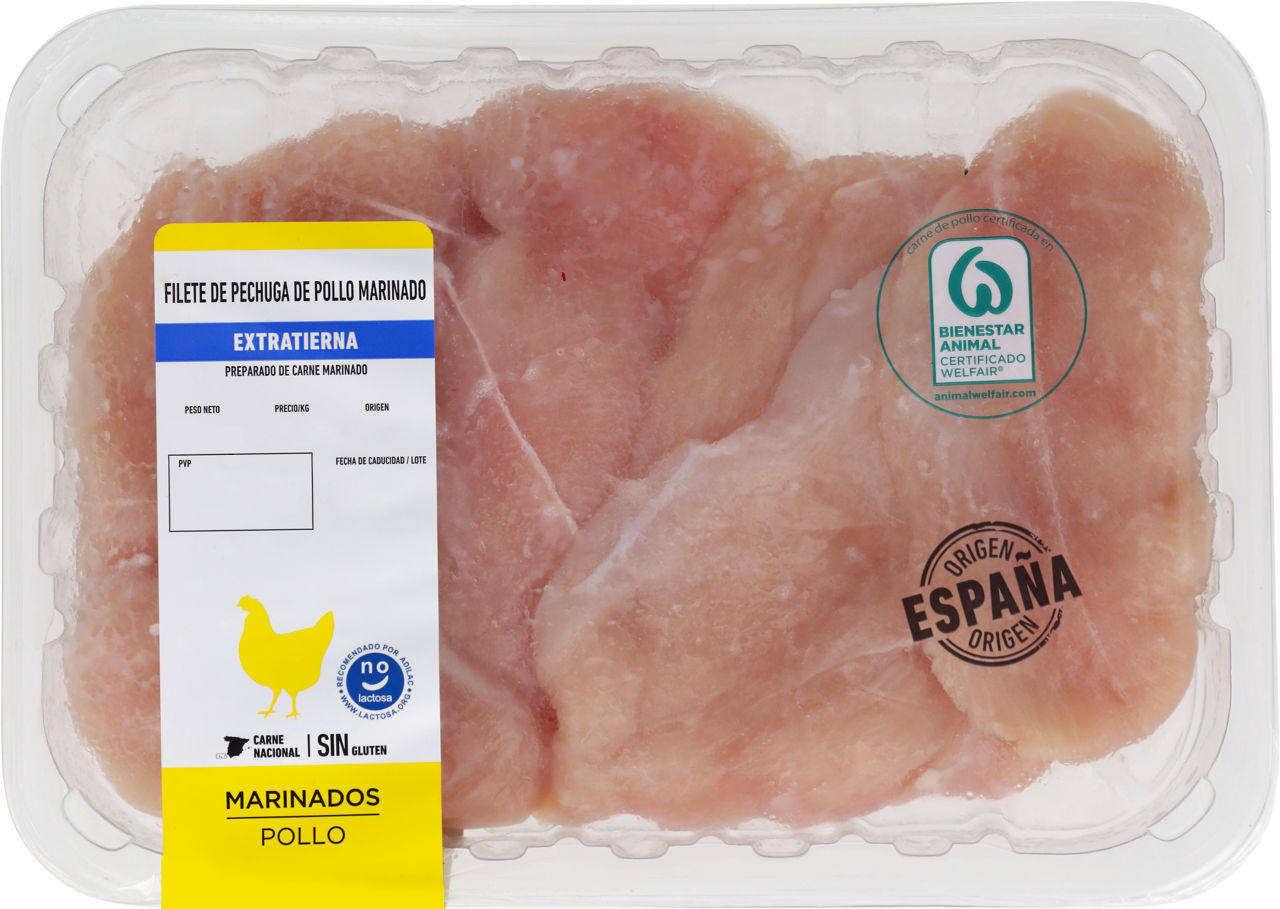 Pechuga de pollo marinada extratierna