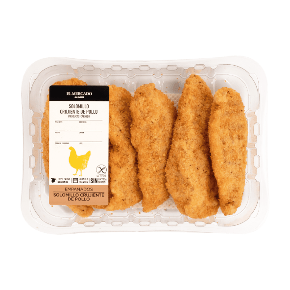 Solomillo de pollo crujiente