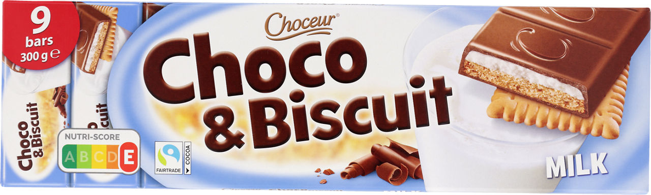 CHOCEUR® - Galletas con crema de leche y chocolate