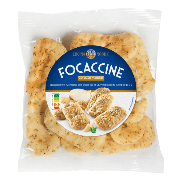 CUCINA NOBILE® - Focaccines con cebolla y queso