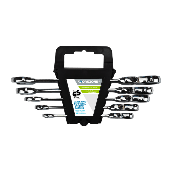 WORKZONE® - Juego de llaves combinadas con carraca