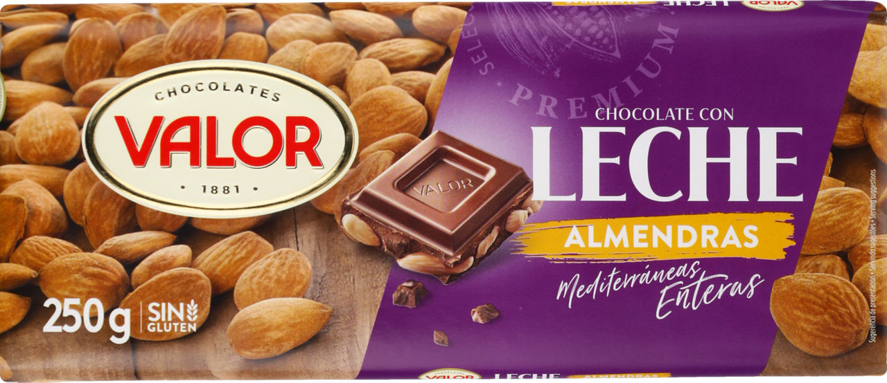 VALOR® - Chocolate con leche con almendras
