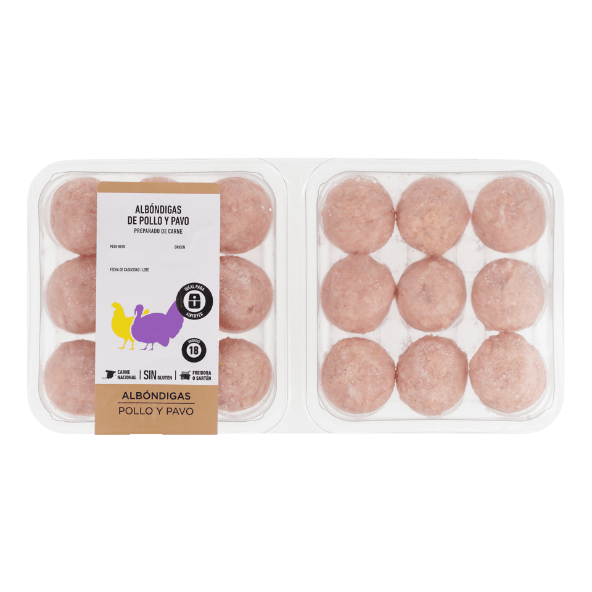 Albóndigas de pollo y pavo