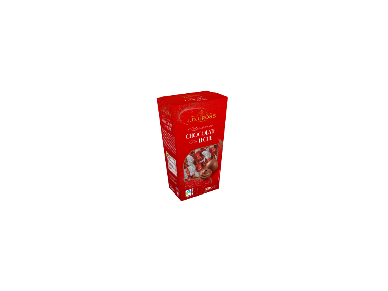 Bombones de chocolate con leche