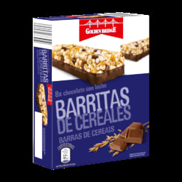 GOLDEN BRIDGE® Barritas de cereales con chocolate con leche