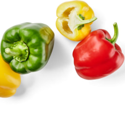 Pimientos dulces tricolor