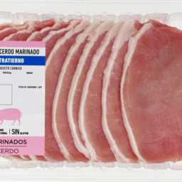 Filetes de lomo de cerdo extratiernos