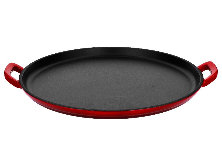 Plancha de pizza de hierro fundido