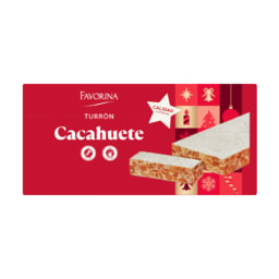 FAVORINA - Turrón de cacahuete