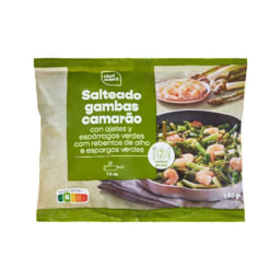 Salteado de gambas