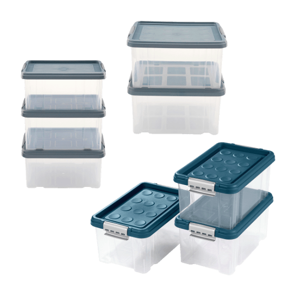 HOME CREATION® - Cajas de organización apilables