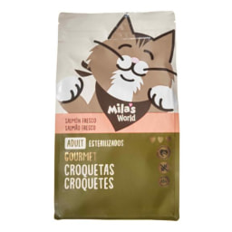 MAX & MILA'S WORLD - Croquetas para gato de salmón