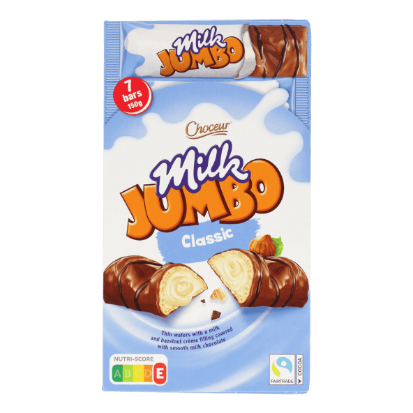 CHOCEUR® - Barritas rellenas de crema de chocolate con avellanas