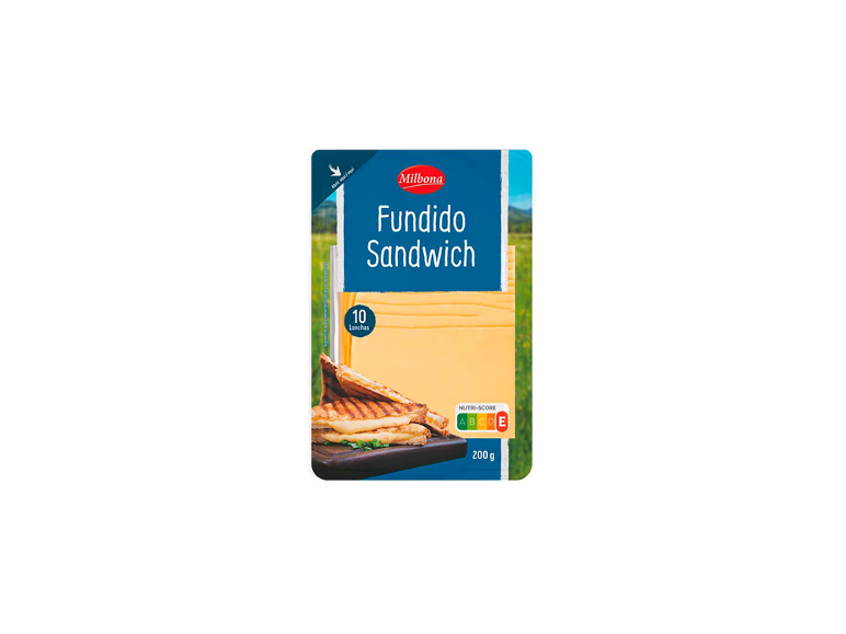 Lonchas fundido para sandwich