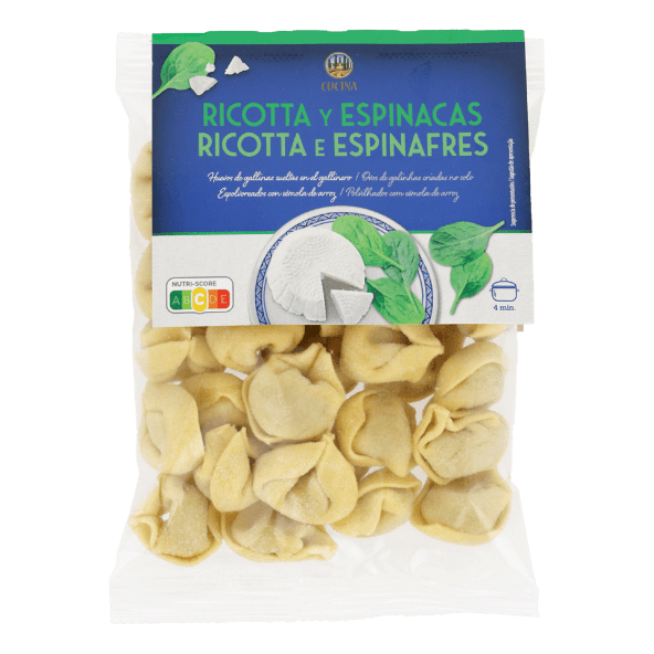 CUCINA® - Tortelloni de ricotta y espinacas
