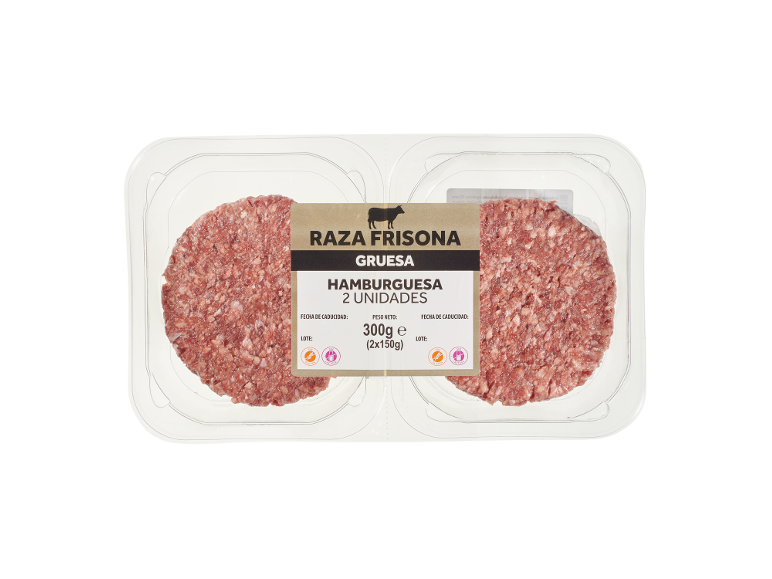 - - Hamburguesa de vacuno frisona