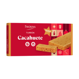 FAVORINA - Turrón de cacahuete
