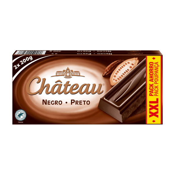 CHÂTEAU® - Tableta de chocolate negro