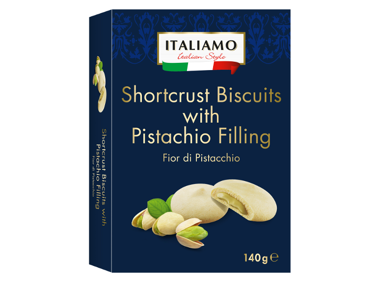 Galletas rellenas de pistacho