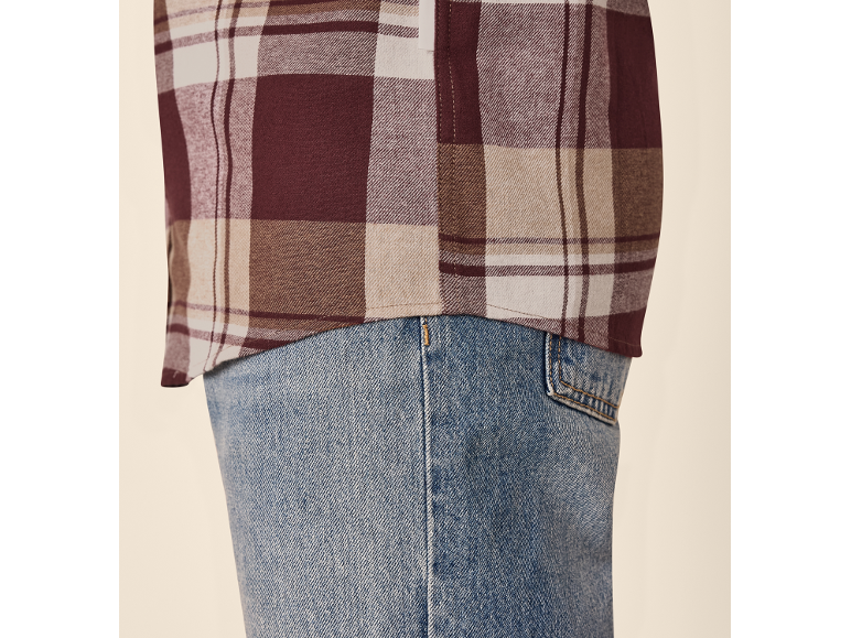 Camisa de franela para hombre