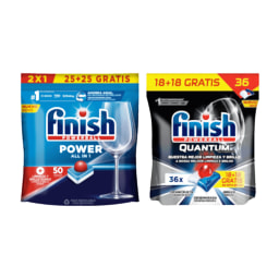 FINISH® Detergente en pastillas para lavavajillas