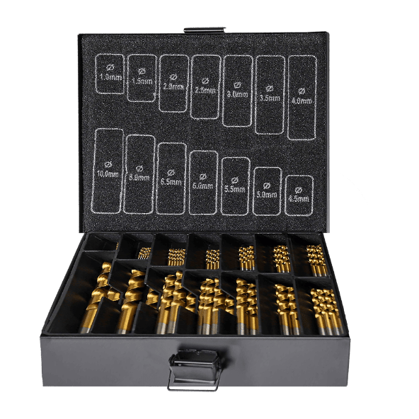 FERREX® - Maletín de brocas en espiral HSS