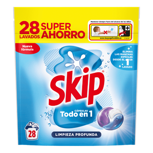 SKIP® - Detergente en cápsulas