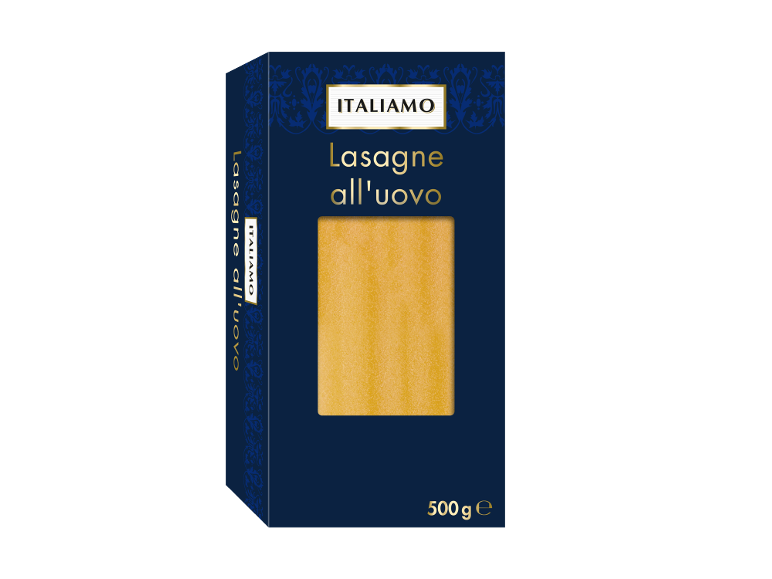 Pasta al huevo para lasaña