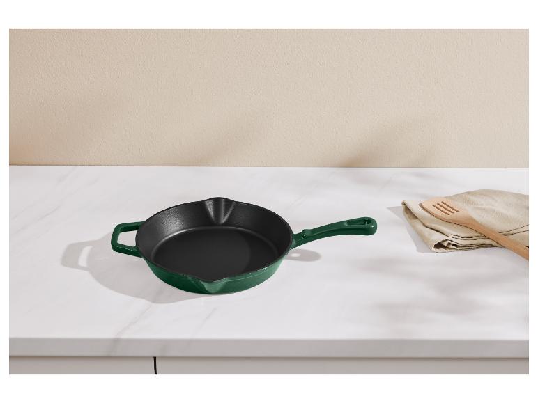 Sartén parrilla de hierro fundido, 25 cm