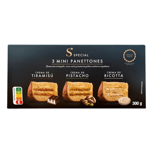 SPECIAL® - Minipanettones variados rellenos de crema