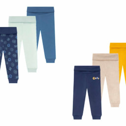  Pantalones de chándal estampados para bebé pack 3
