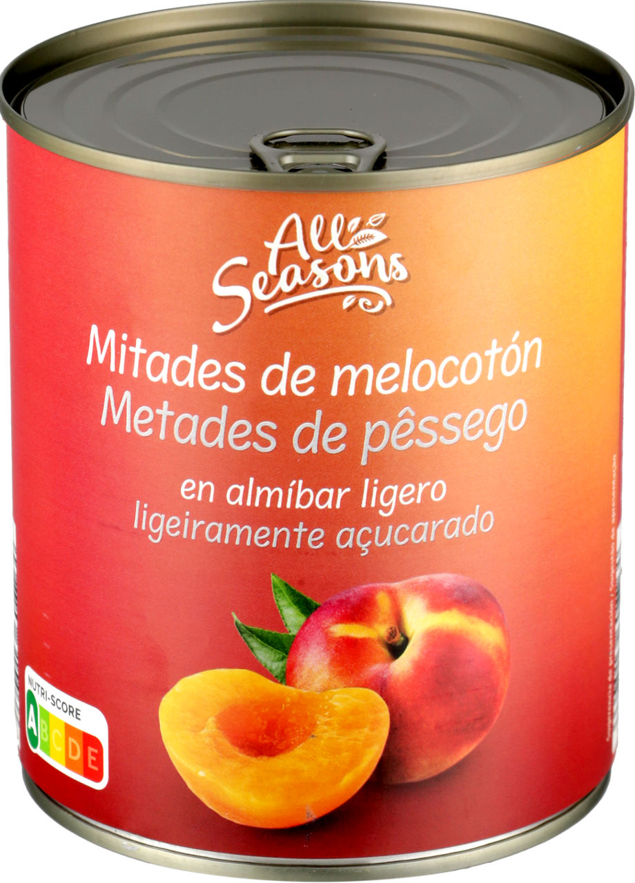 ALL SEASONS® - Melocotón en almíbar ligero